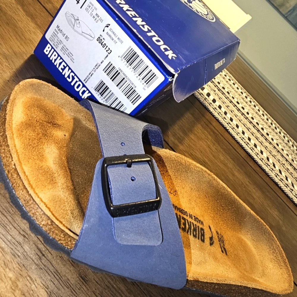 Birkenstock Madrid Sandals in Navy (Unisex)